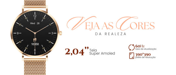 Smartwatch Royals Classic 40mm -  Wearzone - Imagem 10